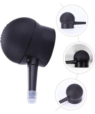 Gogogmee 2 Pcs Silicone Nozzle Spray Application Atomizador Nozzle Hair Fiber Spray Black - Buy Online on SooperMarket.com