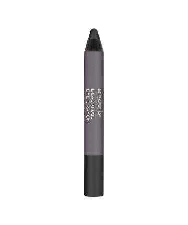 Mirabella Eye Crayon Jumbo Eyeliner  Blackmail (Black) - Smooth Formula Glides and Blends Effortlessly - Waterproof  Ultra-Creamy and High-Pigmented Formula - Paraben & Gluten-free