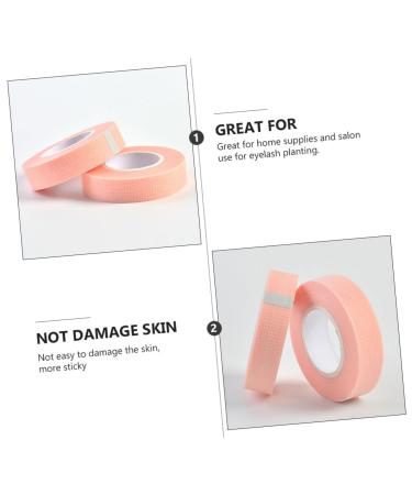 Beavorty Eyelash Tape - 5 Rolls Non-Woven Elastic Eye Patch for Lash Extensions & Hair Care | Pink Adhesive Fabric - Buy Online on SooperMarket.com