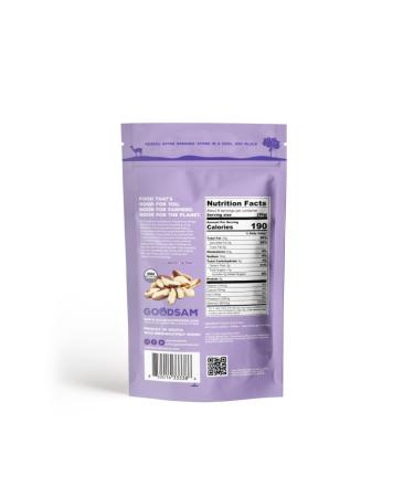 GoodSAM Organic Raw Brazil Nuts 0.5lb - Unsalted, Gluten Free, Non GMO, Vegan, Keto - Regenerative Farming, Direct Trade - 8 oz - Buy Online on SooperMarket.com