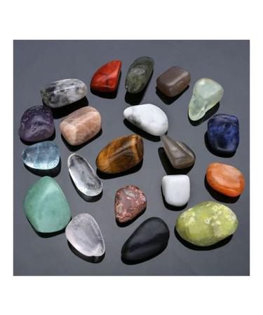 for 20pcs Mini Crystal Gemstone Polished Stone Collection Display Set Gemstones and Crystal ERTEYIN