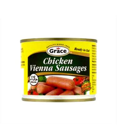 MASGrace Chicken Vienna Sausage Halal 200g-Mas
