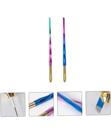 MAGICLULU 2pcs Colorful Embroidery Pen Eyebrow Pen Tattoos Mist Pen Embroidered Tattoos Tool Pen - Buy Online on SooperMarket.com
