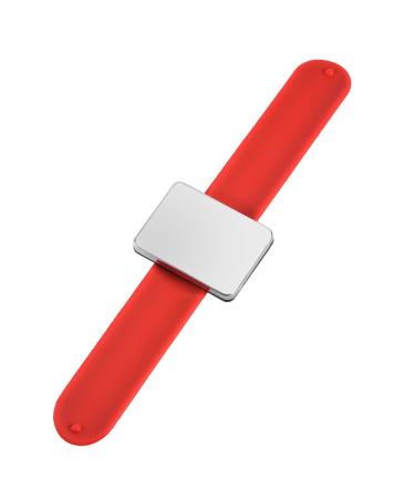 Magnetic Hair Clip Wrist Band Hair Clips Bracelet for Hairpin collection(Red)