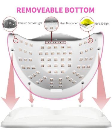 Pink Lady Nail Dryer Lamp - WY8 Sun X15 Max 280W High Power, Fast Curing UV LED Ice Lamp for Gel Polish and Nail Art - Buy Online on SooperMarket.com
