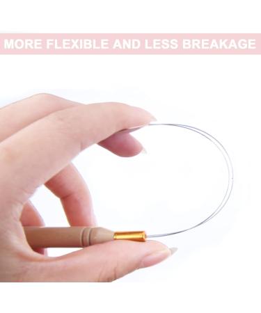 Vlasy Hair Extension Loop Needle Threader Set - 10PCS Micro/Nano Bead Pulling Hook Tools for Hair and Feather Extensions - Buy Online on SooperMarket.com