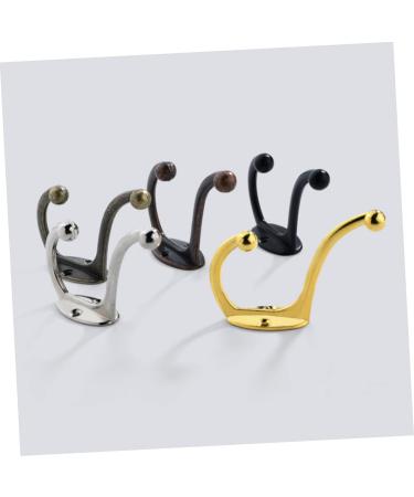 ABOOFAN 4pcs Hook up Bath Towel Hook Jacket Hooks Single Robe Hook Utility Hooks Office Old Fashioned Hanger 9.5X6.7X2.3CM Golden - Buy Online on SooperMarket.com