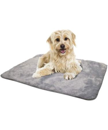 Nobby Classic TALLO Grey Fur Blanket - Soft & Cozy 75 x 50 x 3 cm | International Shipping Available - Buy Online on SooperMarket.com