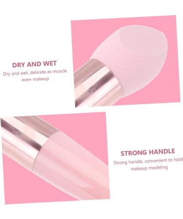 FOYTOKI 2 Sets Beauty Pen Makeup Sponges with Handle Multifunctional Makeup Pen Makeup Puff Pen Dry Wet Cosmetic Brush Facial Powder Sponge Portable Makeup Sponge Supple Makeup Sponge - Buy Online on SooperMarket.com