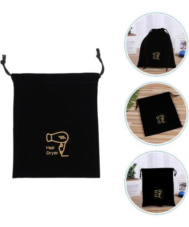 Cabilock 5pcs Hair Dryer Storage Bag Travel Hair Dryer Hair Dryer Travel Bag Hair Dryer Supplies Household 30X26X1CMx5pcs Blackx5pcs - Buy Online on SooperMarket.com
