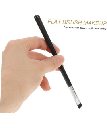 BELLIFFY 6pcs Flat Eyebrow Brush Eye Tool Brush Eyeliner Concealer Brush Makeup Tool Black Artificial Fiber - Buy Online on SooperMarket.com
