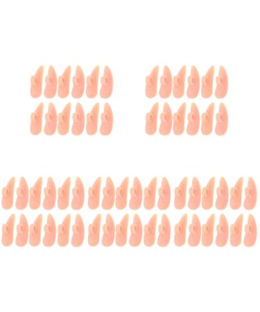 Healifty Shoe Insoles 5sets12pcs Spacer Bunions Practical Big Crooked Correctors Curling Skin and Alignment Pads Hammer Crest Cured Cushion Color Divider Contracted White for Insoles 6.1X2.2X2CMx5pcs Skinx5pcs