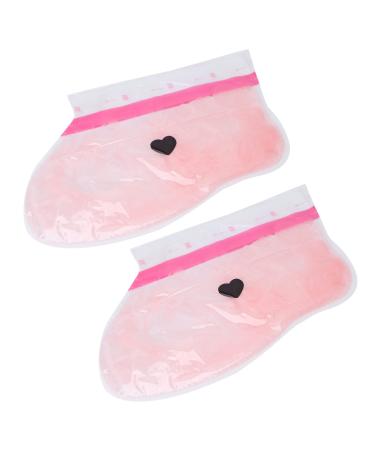 1 pair of paraffin care shoes wax hand feet mask moisturizing softening smoothing smooth skin wax nourishing treatment gloves (#2)