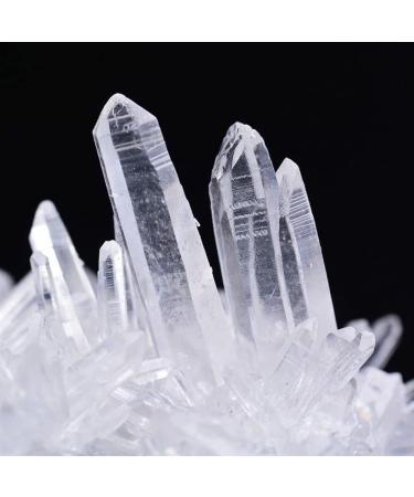 Home Decoration Natural Beautiful White Crystal Cluster Clear Quartz Raw Ore Crystals Point Specimen Home Decor Crafts Ornaments Stones Crystal (Size : 60-70g) - Buy Online on SooperMarket.com