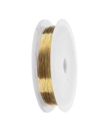 Healeved 3pcs Copper Wire Bead Stringing Wire Metal Material Metal Beading Wire Hand Decor Diy Jewelry Beading Wire for Jewelry Metal Bracelet Wire Flexible Beading Wire General Crafts Nail Goldenx3pcs mediumx3pcs - Buy Online on SooperMarket.com