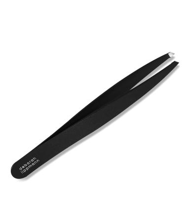 Deborah Lippmann Tweezers Slant Pointed | Precise for Plucking Eyebrows Splinters Hair Removal Shape | Easy to Use Professional Stainless Steel