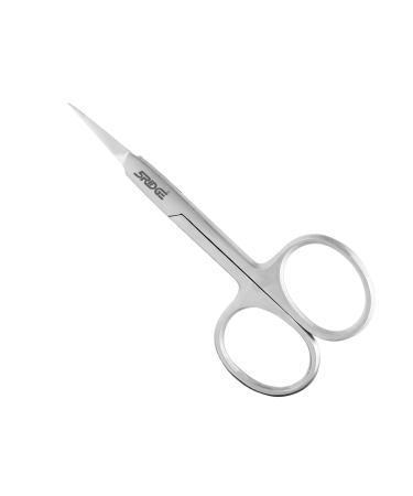 Nail Scissors Professional Stainless Steel Curved Cuticle Scissors Sharp Dead Skin Scissors Manicure Scissors Pointed Beauty Scissors for Trimming Eyebrows Nose Hair Finger & Toe Nail Care