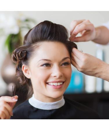 50 U-Shaped Hairpins for Women & Girls - 6cm Bobby Pins in Storage Box - Perfect for Hairdressing Salons & Everyday Use (Brown) - Buy Online on SooperMarket.com