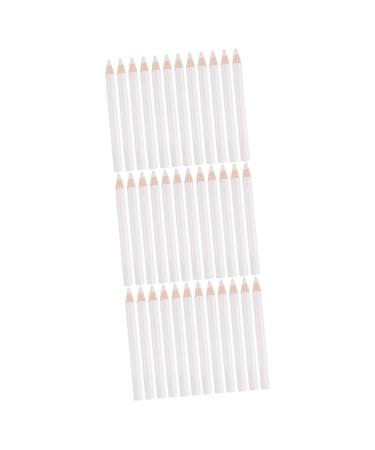 DOITOOL 60 Pcs Nail Point Drill Pencil Manicure Accessory Creative Manicure Pen Beads Crystal Diamond Pen Nail Art Picking Pen Nail Gem Jewelry Pen Gems Accessories Wood Rhinestones White