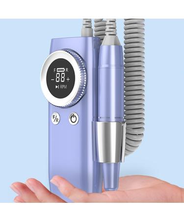 Dajidafu Effortlessly Remove Gel Polish With Nails Lathe Gel Cutting Remove Tool Rechargeable Electric Nail Sander Compact purple - Buy Online on SooperMarket.com