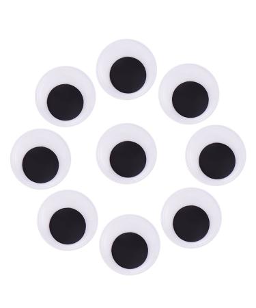 DECORA 30mm Round Wiggle Googly Eyes with Self-Adhesive Peel and Stick Pack of 240 Pieces 30mm-240pcs