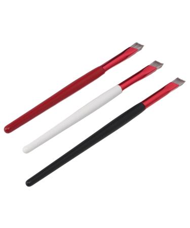 Angled Eyebrow Brush Set - 3 Professional Makeup Tools for Precise Brow Application - Shop Internationally - Buy Online on SooperMarket.com