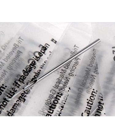 100Pcs Sterile Body Piercing Needles - 12G 14G 16G 18G for Ear & Nose Piercings - International Shipping Available - Buy Online on SooperMarket.com