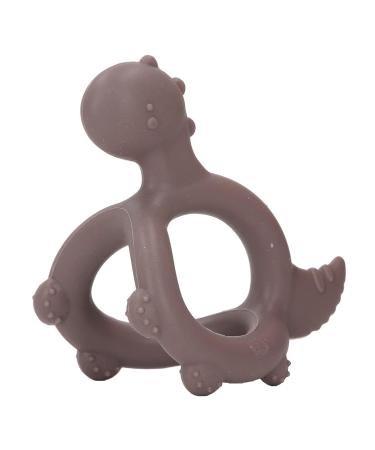 Baby Toddler Teethers Silicone Dinosaur Shape Teething Chew Toy for Newborn (Light Gray) - Buy Online on SooperMarket.com