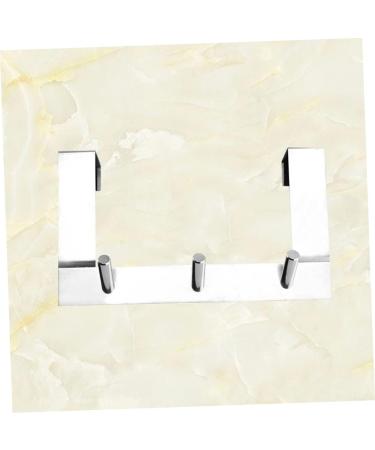 Cabilock 2pcs Over Door Towel Rack Metal Cloth Hooks Over The Door Hook Coat Hook Clothes Hook On The Door 21.3*12.4cmx2pcs As Shownx2pcs - Buy Online on SooperMarket.com
