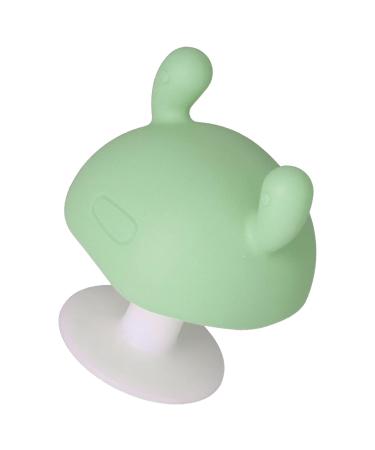 Silicone Teether Mushroom Shaped for Infants 4+ Months - Pink/Green - Buy Online on SooperMarket.com