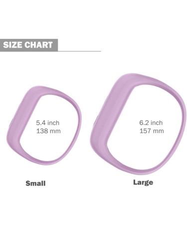 iBREK for Garmin Vivofit jr/jr 2/3 Bands  Silicon Stretchy Replacement Watch Bands for Kids Boys Girls Small Large(No Tracker) (3 Pack: Transparent Pink&Teal&Lavender  Small) 3 Pack: Transparent Pink&Teal&Lavender Small - Buy Online on SooperMarket.com