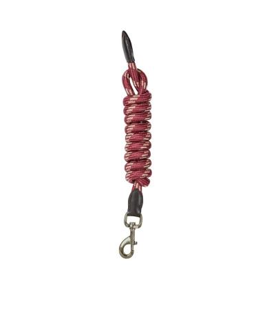 Kincade Leather Rope Lead Burgundy/Brown 2m 2m Burgundy/Brown