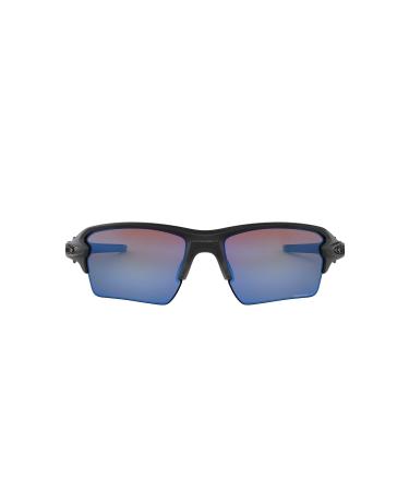 Oakley Men's Oo9188 Flak 2.0 XL Rectangular Sunglasses Matte Black/Prizmdeeph2opolarized 59 Millimetres