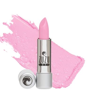 Zuzu Luxe Lip Color Lipstick (Truth or Dare - Soft Pink/Cool Cr me) Natural Hydrating Lipstick Paraben Free Vegan Gluten-free Cruelty-free Non GMO 0.13 oz