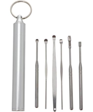 Stainless Steel Ear Curette Picks Removal Kit with Storage Box - Home, Outdoor, Travel - Buy Online on SooperMarket.com