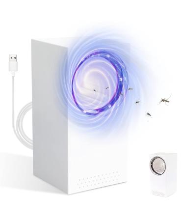Bug Zapper Indoor Mosquito Zapper with UV Light USB Rechargeable Indoor Insect Trap Portable Electric Bug Zapper Insect Trap Lamp for Camping Bedroom Kitchen Office Home