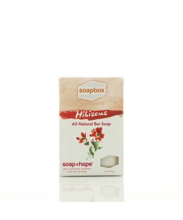 SoapBox Soaps All-Natural Elements Bar Soap Hibiscus 5 Ounce Hibiscus 5 Ounce (Pack of 1)