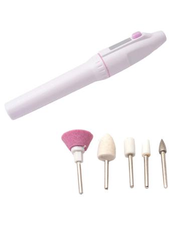 Professional Manicure Pedicure Kit Electric Nail File Set Cordless Electric Nail Drill Machine 5 Speeds Hand Foot Care Tool for Nail Grind Trim Polish