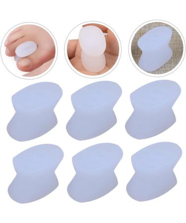 Beavorty 8pcs Toe Separator Splints - Nail Protector & Manicure Toe Stretcher - Hallux Valgus Orthotics for Foot Thumb - White Gel - Buy Online on SooperMarket.com