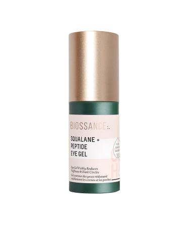 Biossance Squalane + Peptide Eye Gel. Reduce Dark Circles and Puffiness, Improve Fine Lines and Hydrate with Niacinamide and Peptides (0.5 ounces)