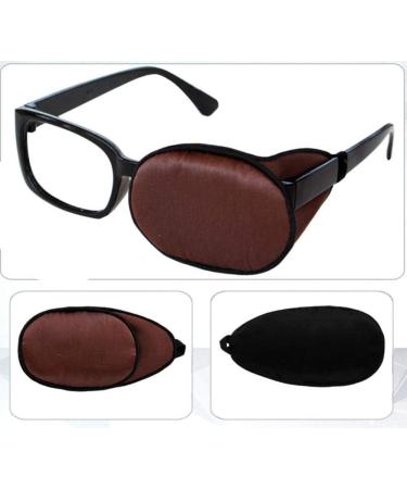 Visual Acuity Recovery Silk Eye Mask for Kids & Adults | Amblyopia & Strabismus Treatment | Lazy Eye Patches (Brown) - Improve Vision Now - Buy Online on SooperMarket.com