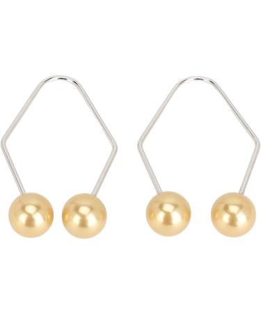 2 Pair Dimple Trainer Tool Piercing Improve Smile Dimple Maker Balls for Face Cheeks (Champagne Gold) - Buy Online on SooperMarket.com