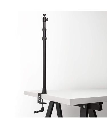 Elgato Master Mount L - Premium Desk Clamp with Pole extendable up to 125cm/49in and 1/4 inch Thread to Mount Lights, Cameras, and Microphones, perfect for Streaming, Videoconferencing, and Studios