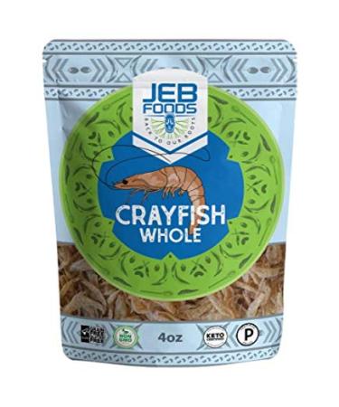 Crayfish Whole - 4oz Nigeria Dried Baby Shrimp 4 Ounce (Pack of 1)