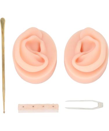 PrTECY Facial Reflex Zone Tool Set - Stainless Steel Acupuncture Pen & Ear Model for Pain Relief | Ideal for Piercing Practice & Body Accessories - Buy Online on SooperMarket.com