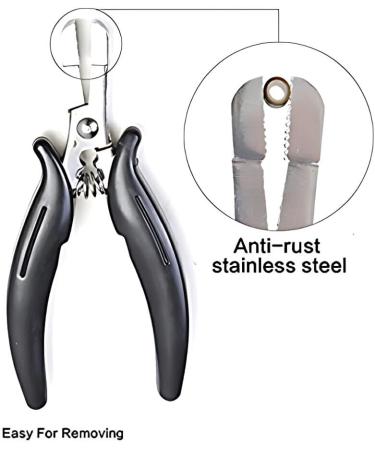 kawehiop Convenient And Practical Hair Extensions Pliers Made With Stainless Steel Easy To Stainless Hair Extension Pliers - Buy Online on SooperMarket.com