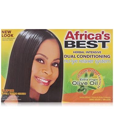 Africa's Best Super No-lye Dual Conditioning Relaxer System by Africa's Best