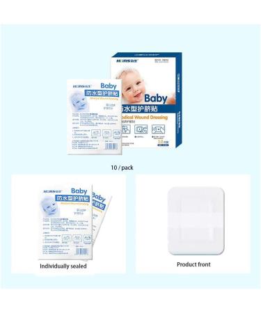 Topwon Baby Navel Sticker 10 Pieces - Waterproof Umbilical Cord Patch for Toddler Belly Button, Ideal for Swimming, Bathing, and Beach Use - Buy Online on SooperMarket.com