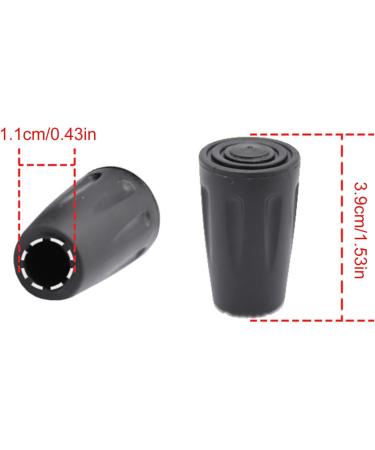 Rubber Tips for Walking Sticks Rubber Crutch Tips Walker Replacement Tips for Seniors Rubber Leg Tips Cane Accessories Rubber Feet Dalynn - Buy Online on SooperMarket.com