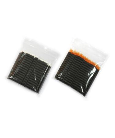 Beavorty 50pcs White Cosmetic Eyeliner Applicator Eyeliner Tool Soft Head Makeup 10*0.5cm White